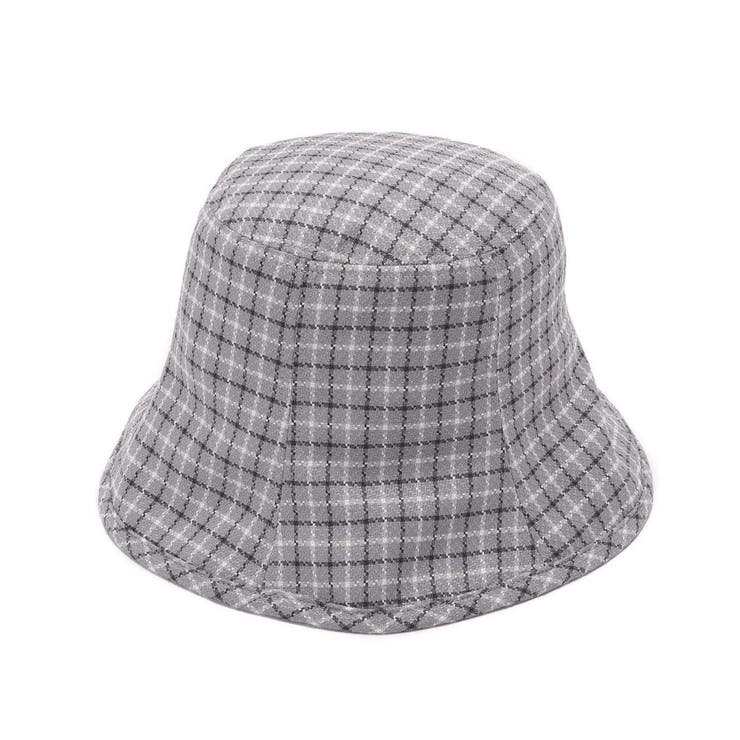 【サイズ調整可／手洗い可】サマーチェックチューリップハット | ITS'DEMO | 詳細画像3 