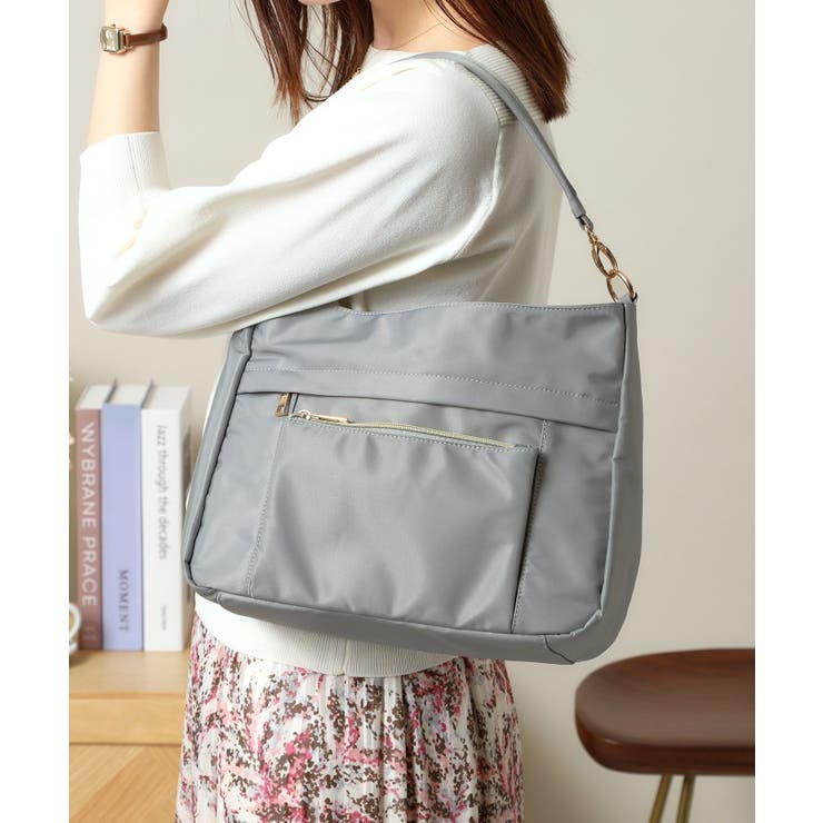 グレー(012) | 【8ポケット】撥水2WAYショルダー | ITS'DEMO