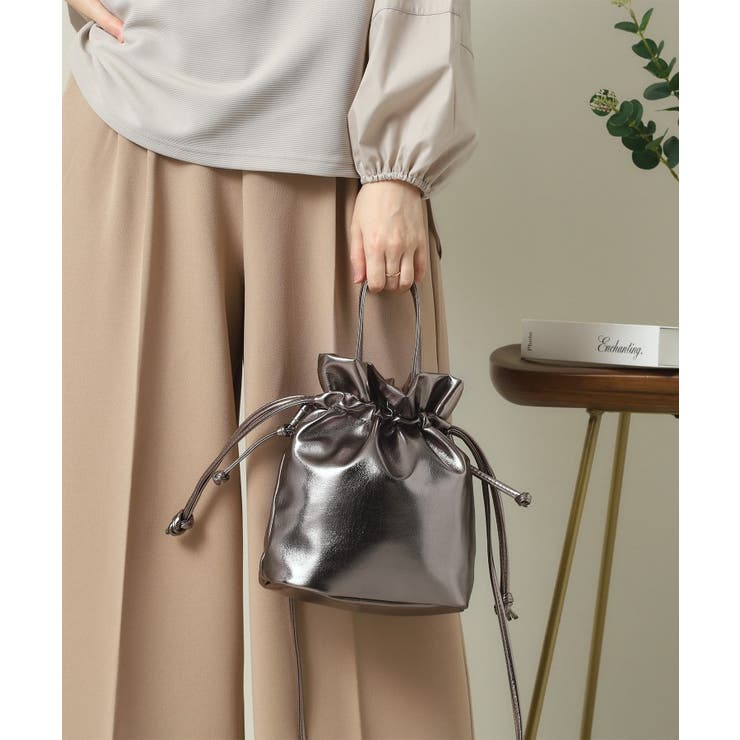 メタリック巾着2WAYショルダー | ITS'DEMO | 詳細画像7 