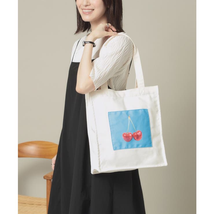 ブルー(192) | 【A4対応】モチーフポケットトート | ITS'DEMO