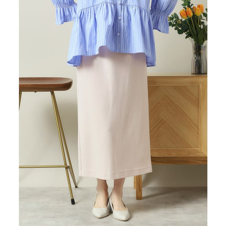 【洗濯機OK／吸水速乾／UVカット】カットジョーゼットスカート | ITS'DEMO | 詳細画像5 