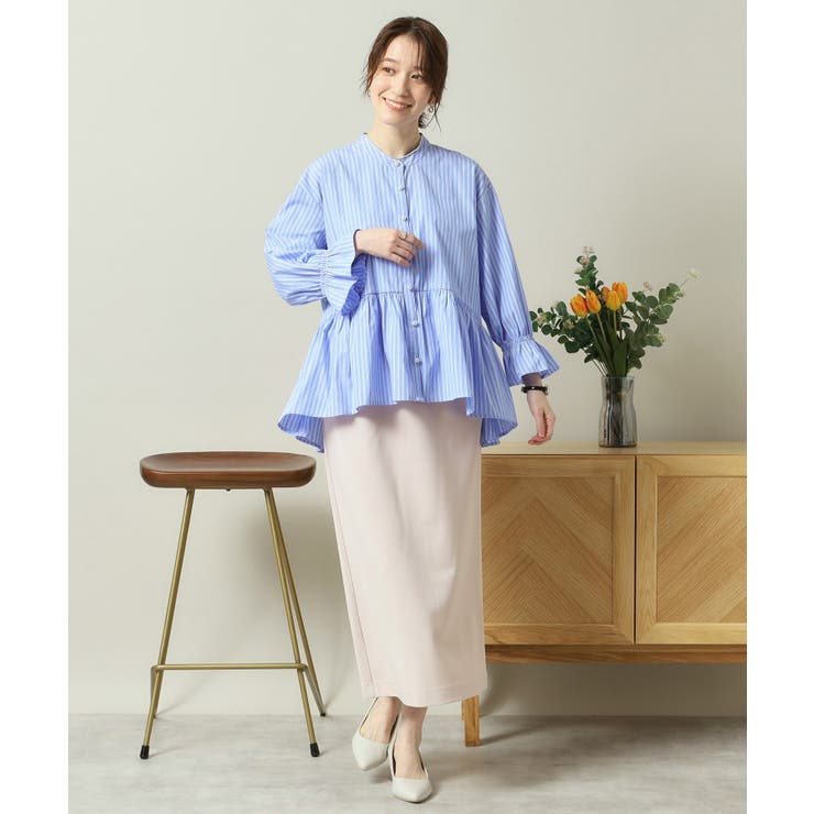 【洗濯機OK／吸水速乾／UVカット】カットジョーゼットスカート | ITS'DEMO | 詳細画像6 