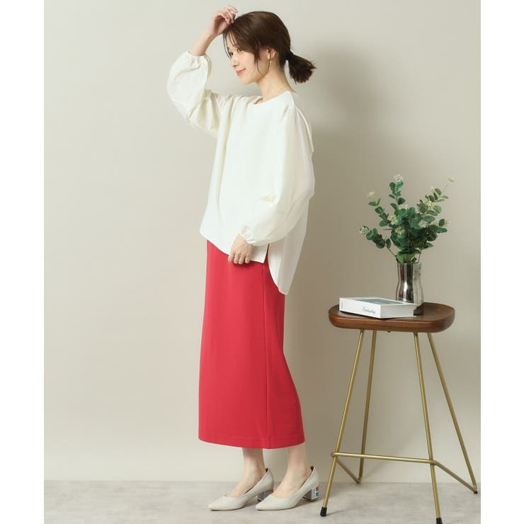 【洗濯機OK／吸水速乾／UVカット】カットジョーゼットスカート | ITS'DEMO | 詳細画像10 