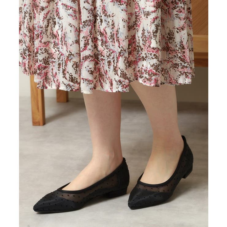 【M・Lサイズ展開】ドットチュールパンプス | ITS'DEMO | 詳細画像6 