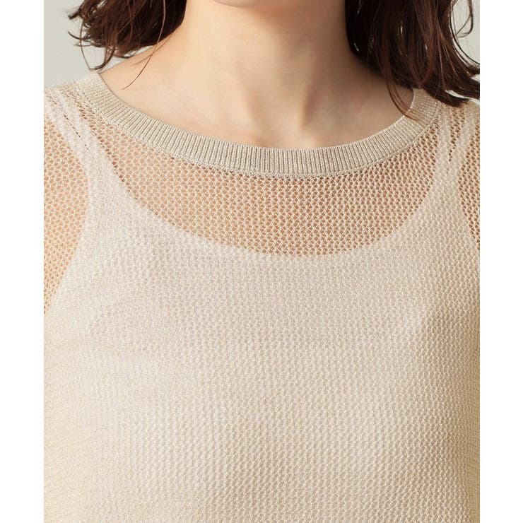 【手洗い可】ラメメッシュニット | ITS'DEMO | 詳細画像12 