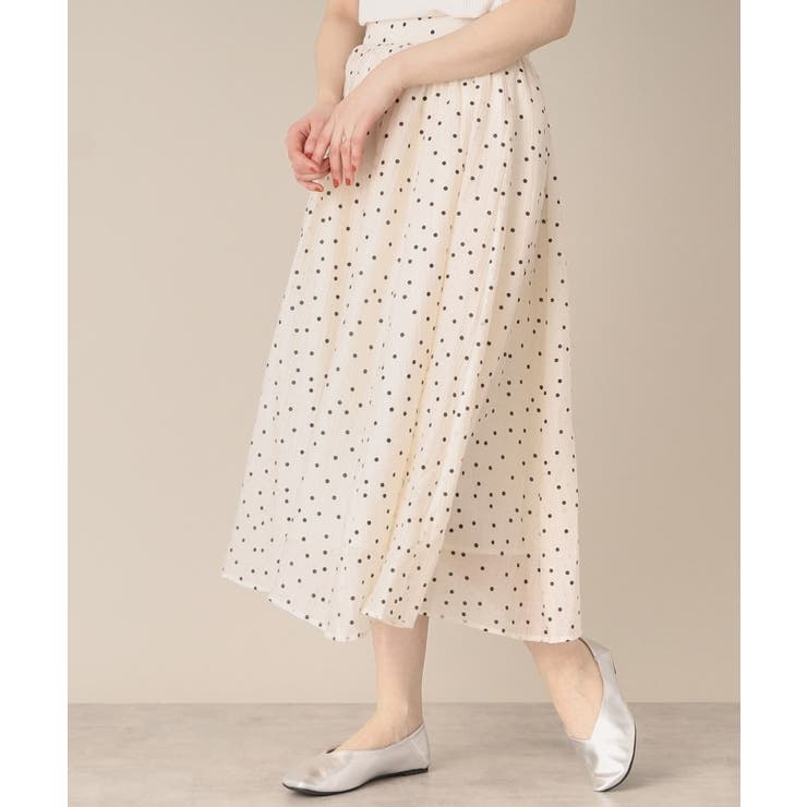 【ウエストゴム／手洗い可】シアーボリュームスカート | ITS'DEMO | 詳細画像13 