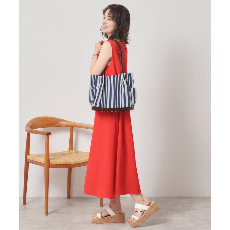 【A4対応】ストライプタックトート | ITS'DEMO | 詳細画像6 