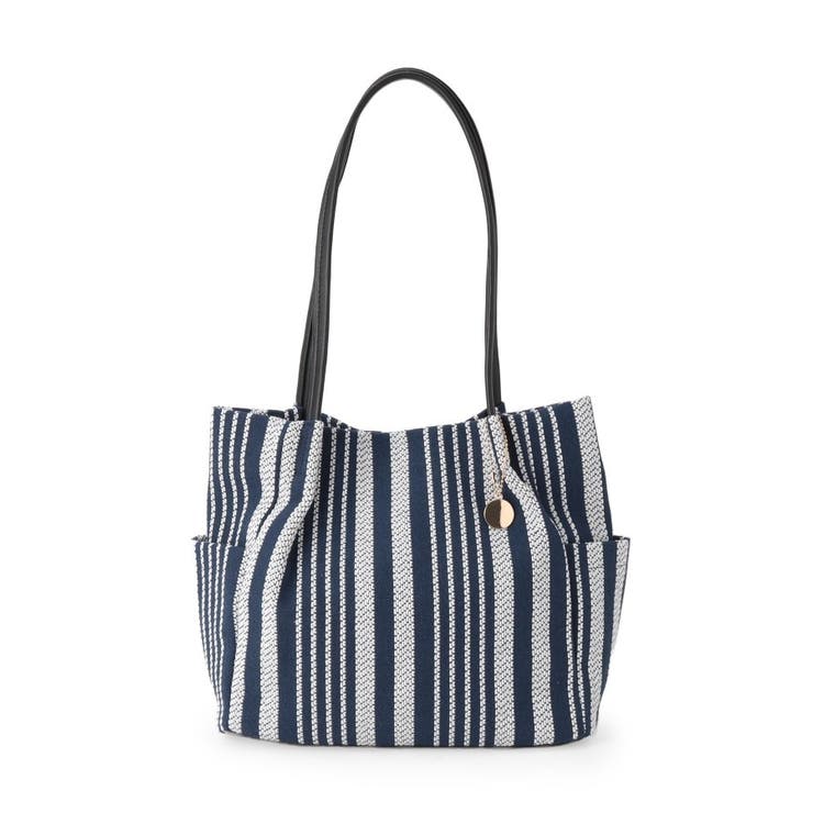 【A4対応】ストライプタックトート | ITS'DEMO | 詳細画像9 