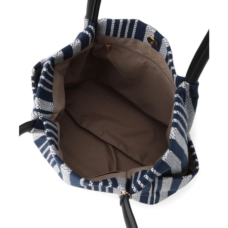 【A4対応】ストライプタックトート | ITS'DEMO | 詳細画像13 