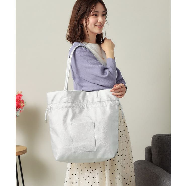 【A4対応】合皮巾着トート | ITS'DEMO | 詳細画像8 