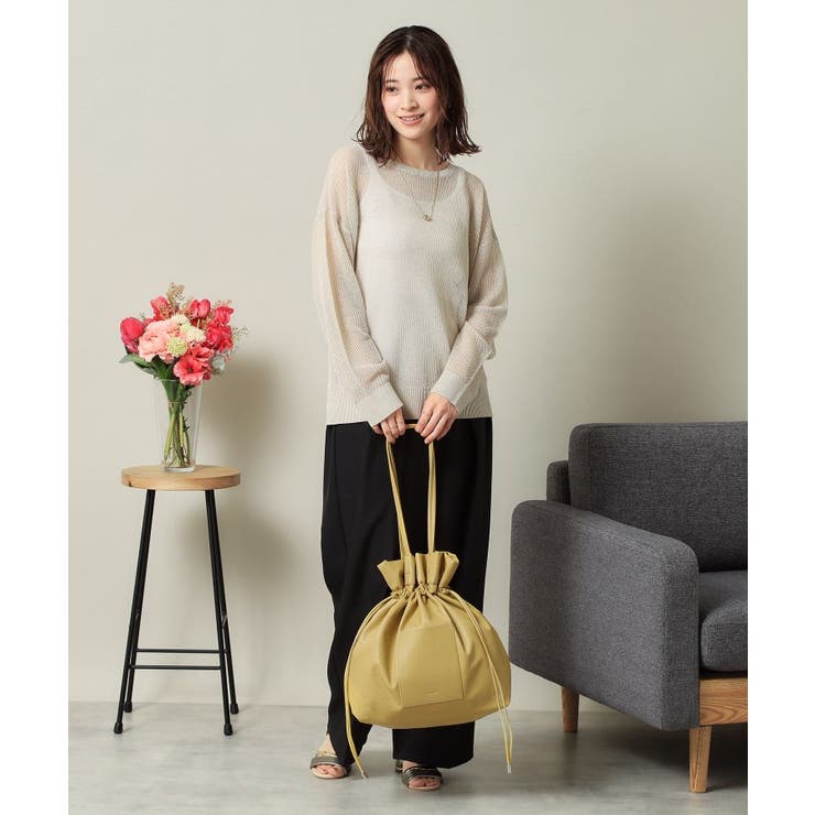 【A4対応】合皮巾着トート | ITS'DEMO | 詳細画像6 