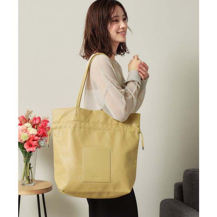 【A4対応】合皮巾着トート | ITS'DEMO | 詳細画像7 