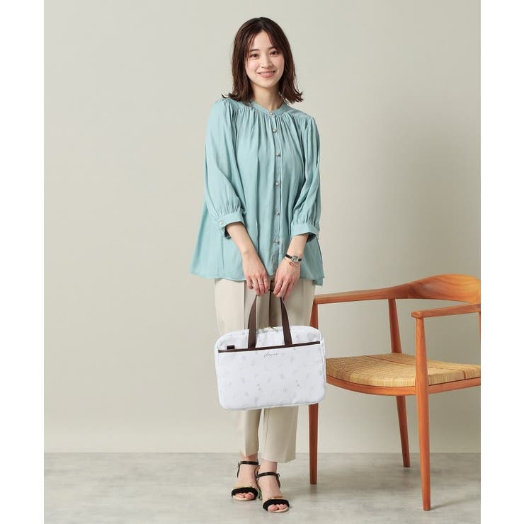 【3WAY／9ポケット／通勤】花柄PCトート | ITS'DEMO | 詳細画像8 