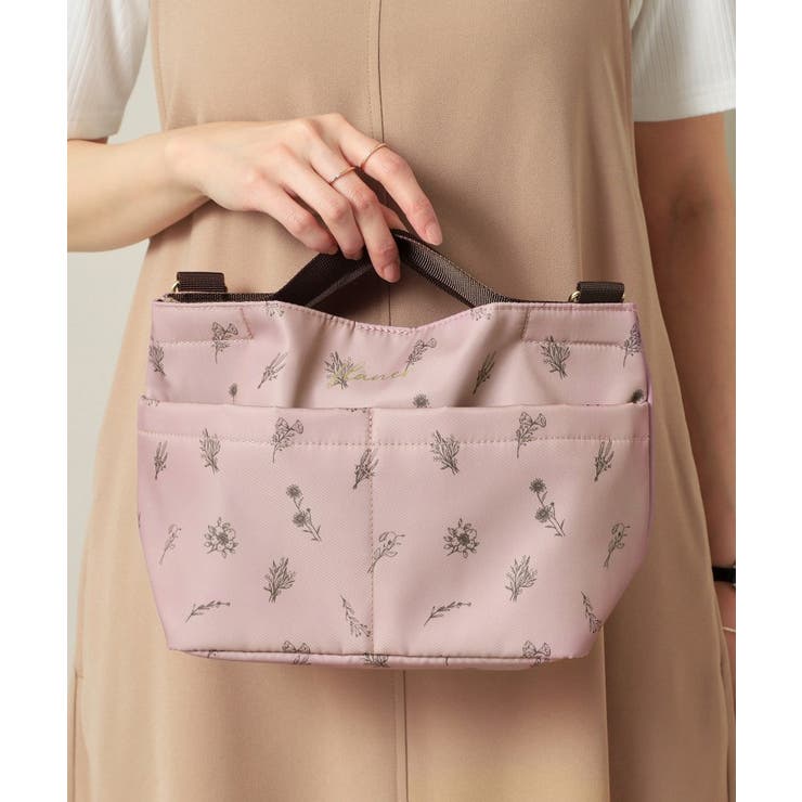 【2WAY】花柄バッグインバッグ | ITS'DEMO | 詳細画像5 