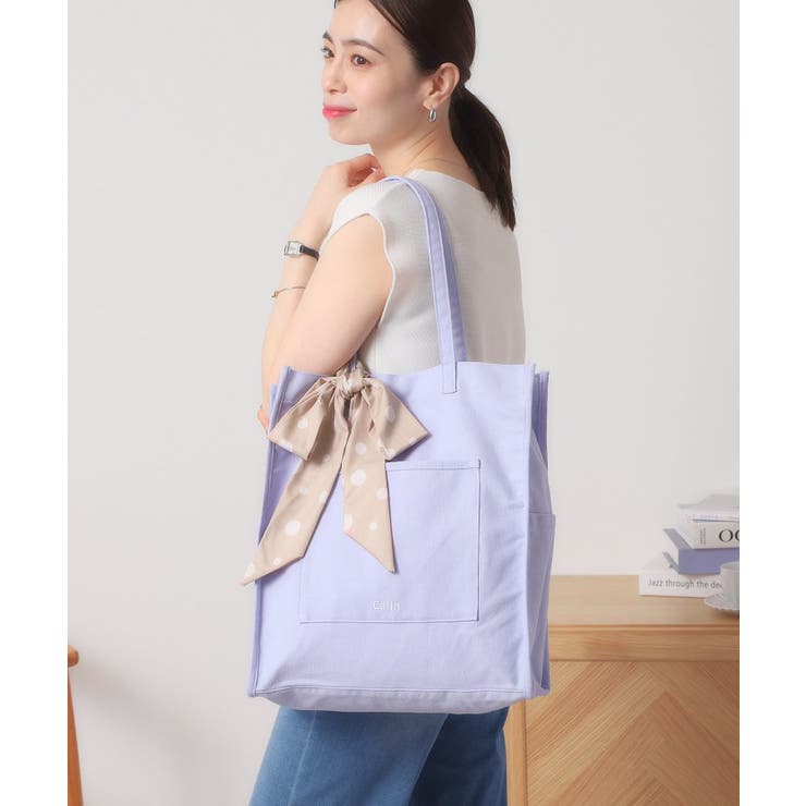 【A4対応／推し活】リボン付きキャンバストート | ITS'DEMO | 詳細画像8 