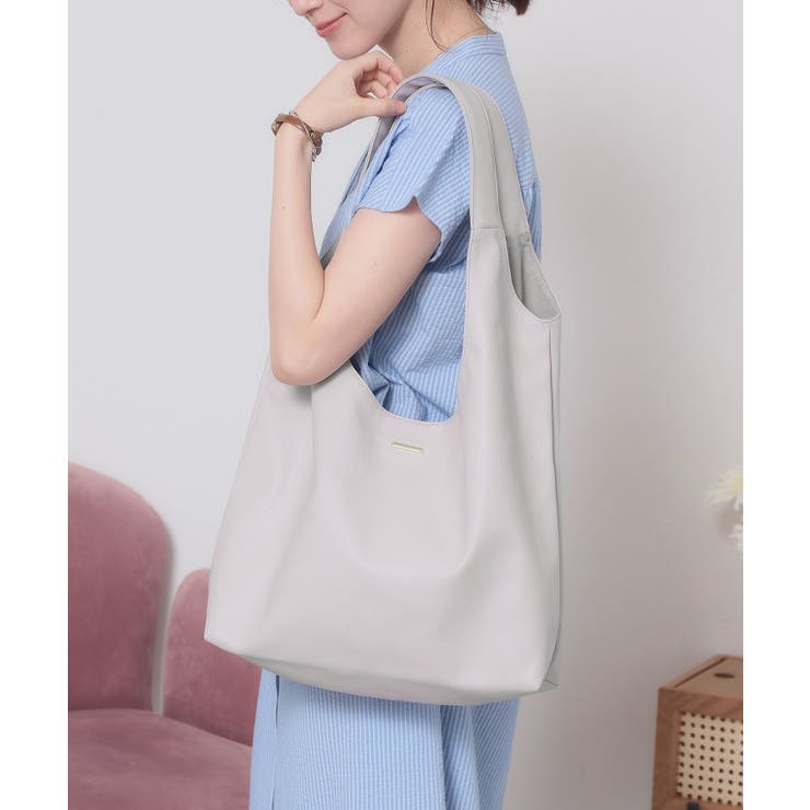 ライトグレー(011) | 【A4対応】ラウンドトート | ITS'DEMO