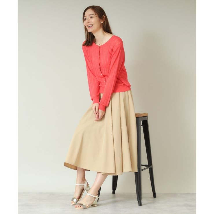 【手洗い可】透かし編みクルーカーデ | ITS'DEMO | 詳細画像17 