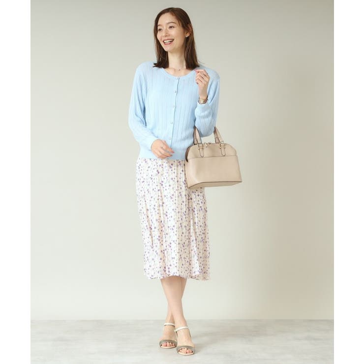 【手洗い可】透かし編みクルーカーデ | ITS'DEMO | 詳細画像13 