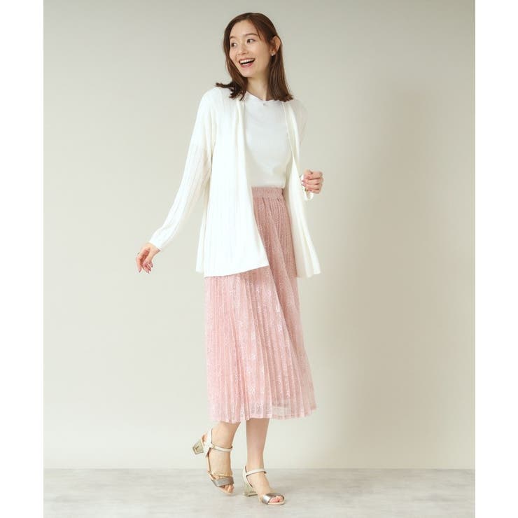 【手洗い可】透かし編み着流しカーデ | ITS'DEMO | 詳細画像2 