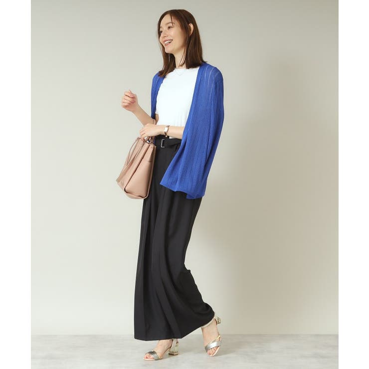 【手洗い可】透かし編み着流しカーデ | ITS'DEMO | 詳細画像10 