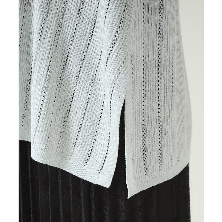 【手洗い可】透かし編み着流しカーデ | ITS'DEMO | 詳細画像22 