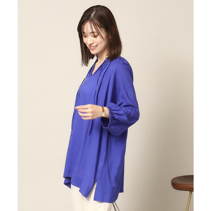 【手洗い可】スキッパーブラウス | ITS'DEMO | 詳細画像5 