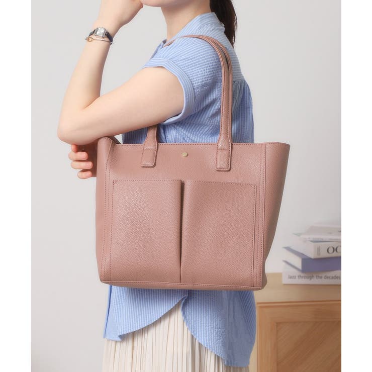 ピンク(072) | バッグイン付A4トート | ITS'DEMO