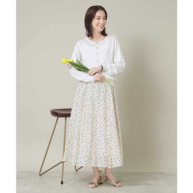 【UVカット／アンチピリング／手洗い可】クルーニットカーディガン | ITS'DEMO | 詳細画像6 