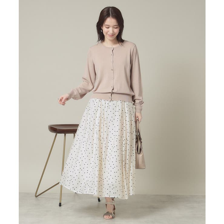 【UVカット／アンチピリング／手洗い可】クルーニットカーディガン | ITS'DEMO | 詳細画像9 