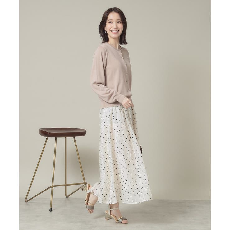 【UVカット／アンチピリング／手洗い可】クルーニットカーディガン | ITS'DEMO | 詳細画像10 