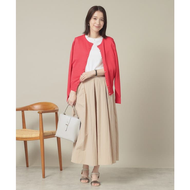 【UVカット／アンチピリング／手洗い可】クルーニットカーディガン | ITS'DEMO | 詳細画像13 