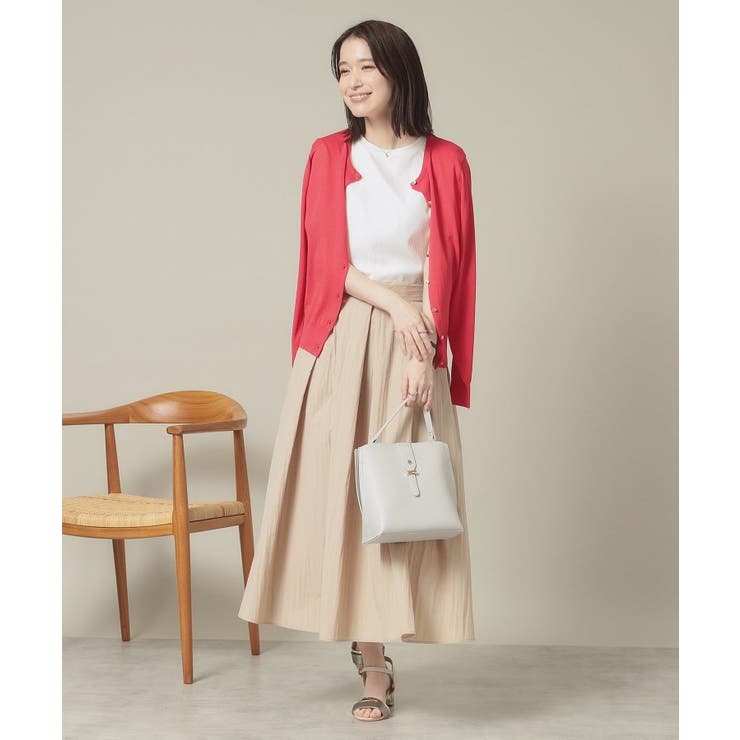 【UVカット／アンチピリング／手洗い可】クルーニットカーディガン | ITS'DEMO | 詳細画像14 