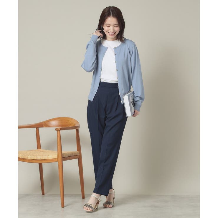 【UVカット／アンチピリング／手洗い可】クルーニットカーディガン | ITS'DEMO | 詳細画像18 