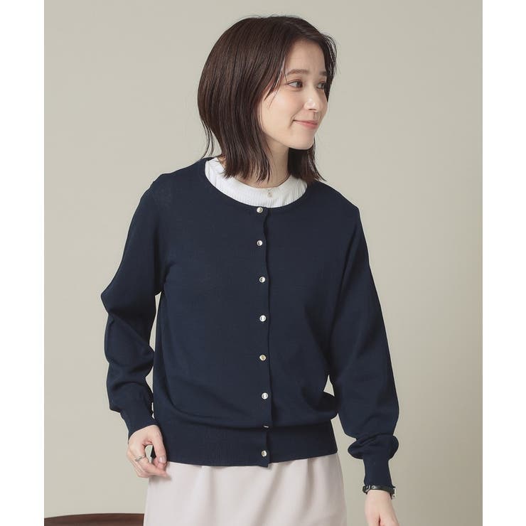 【UVカット／アンチピリング／手洗い可】クルーニットカーディガン | ITS'DEMO | 詳細画像20 