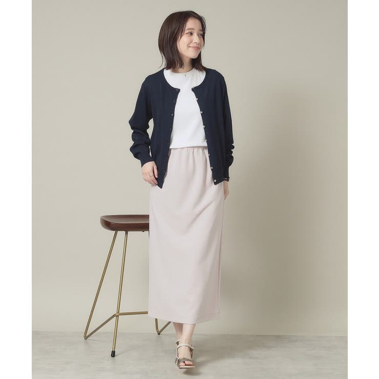 【UVカット／アンチピリング／手洗い可】クルーニットカーディガン | ITS'DEMO | 詳細画像21 