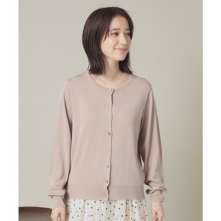 【UVカット／アンチピリング／手洗い可】クルーニットカーディガン | ITS'DEMO | 詳細画像24 