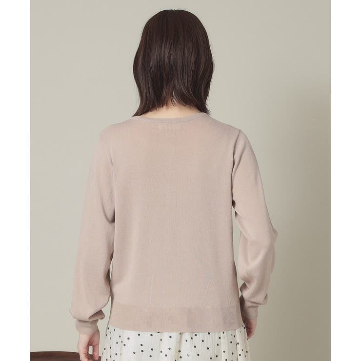 【UVカット／アンチピリング／手洗い可】クルーニットカーディガン | ITS'DEMO | 詳細画像26 