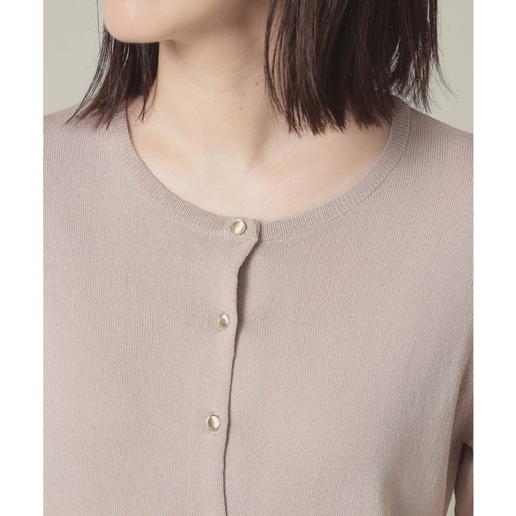 【UVカット／アンチピリング／手洗い可】クルーニットカーディガン | ITS'DEMO | 詳細画像27 
