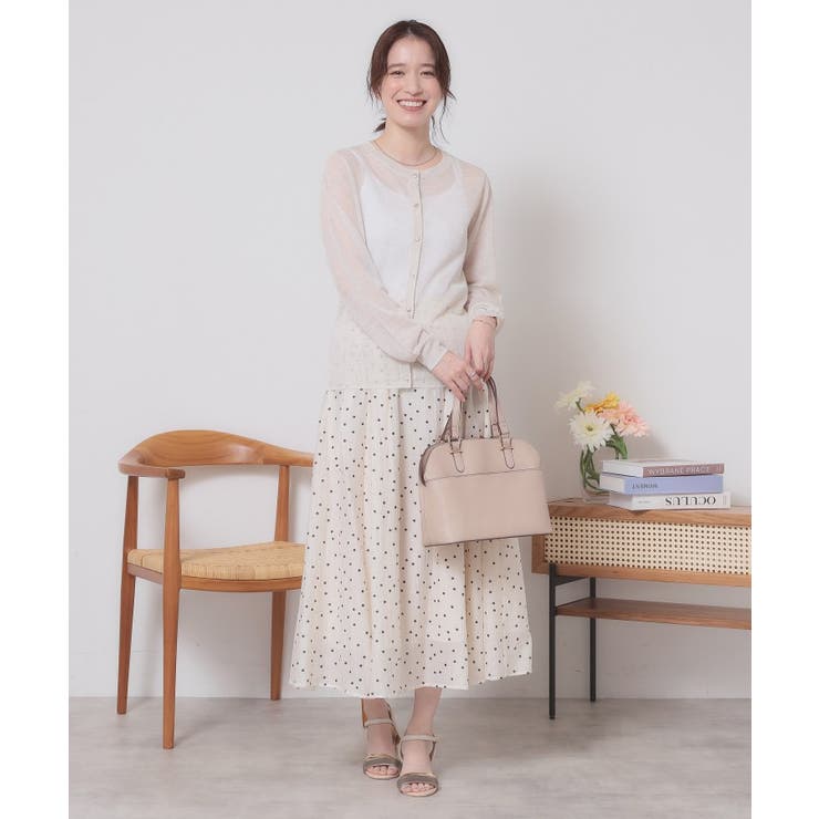 【定番人気／手洗い可／M・L展開】ラメクルーカーデ | ITS'DEMO | 詳細画像2 