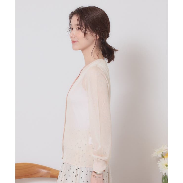 【定番人気／手洗い可／M・L展開】ラメクルーカーデ | ITS'DEMO | 詳細画像18 