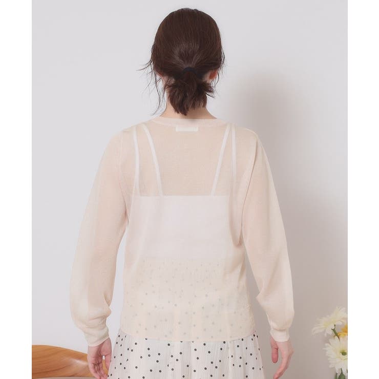 【定番人気／手洗い可／M・L展開】ラメクルーカーデ | ITS'DEMO | 詳細画像19 