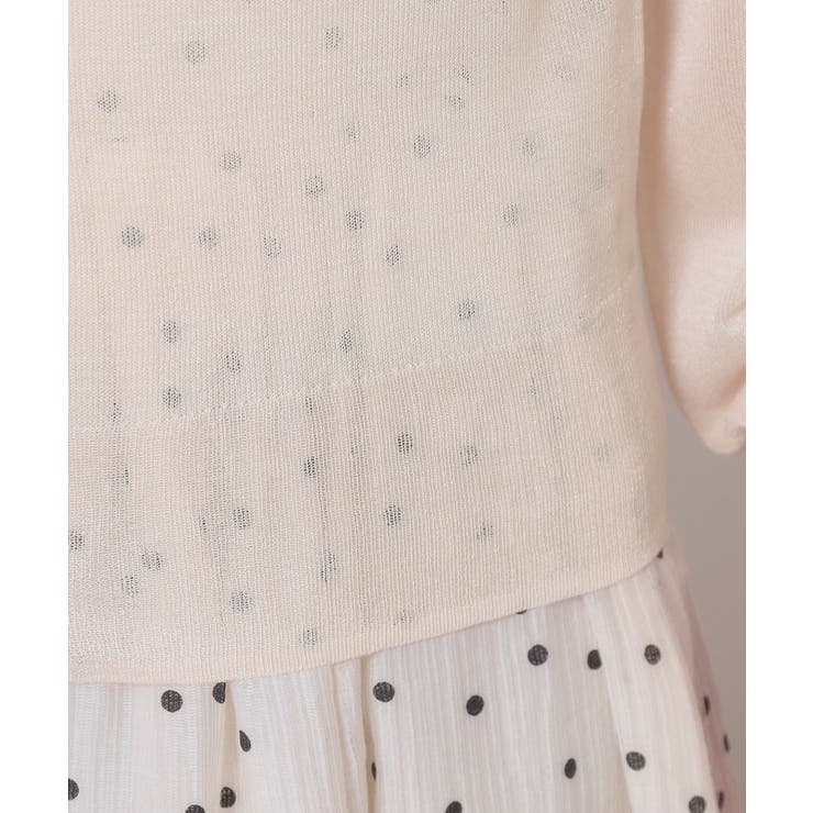 【定番人気／手洗い可／M・L展開】ラメクルーカーデ | ITS'DEMO | 詳細画像22 