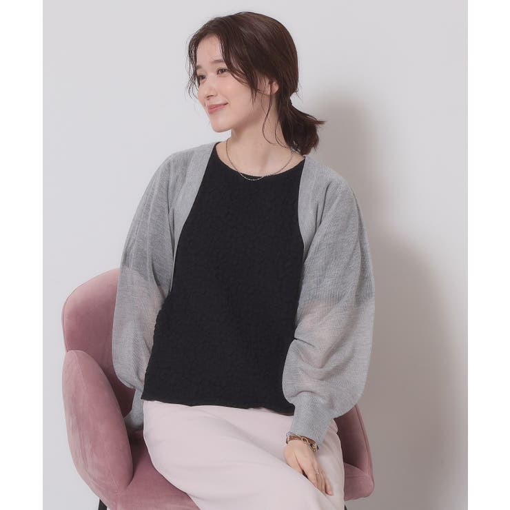 ライトグレー(011) | 【定番人気／手洗い可】ラメボレロ | ITS'DEMO