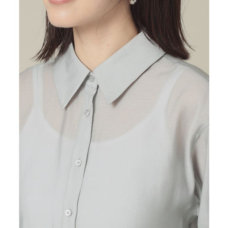 【手洗い可】シアーシャツ | ITS'DEMO | 詳細画像23 