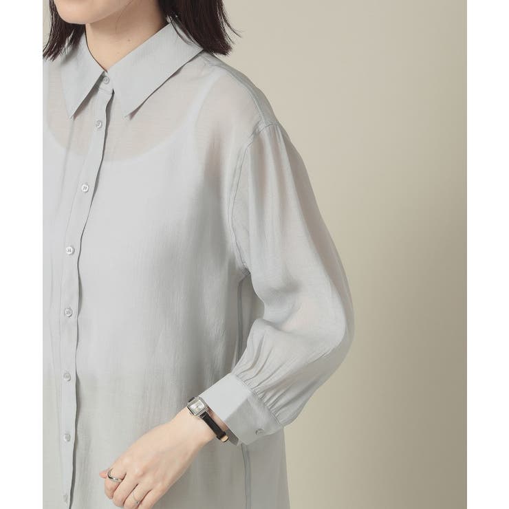 【手洗い可】シアーシャツ | ITS'DEMO | 詳細画像24 