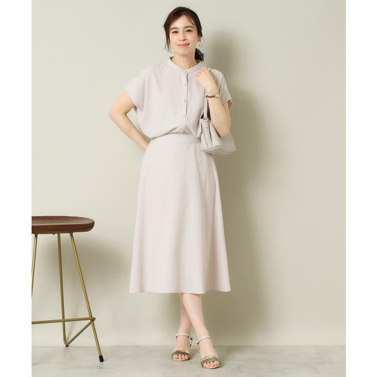 【UVケア／吸水速乾／洗濯機OK】麻調合繊スカート＜ラク服シリーズ＞ | ITS'DEMO | 詳細画像6 