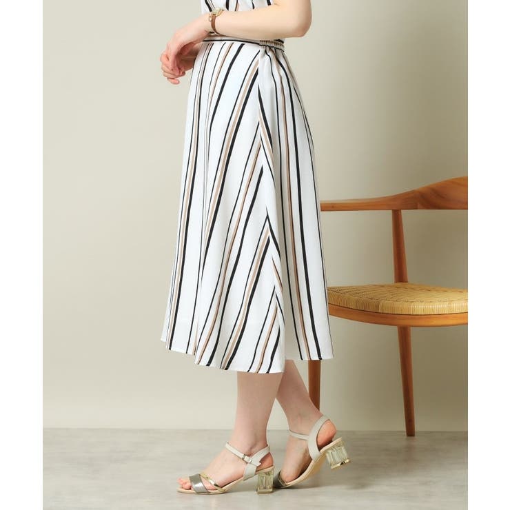 【UVケア／吸水速乾／洗濯機OK】麻調合繊スカート＜ラク服シリーズ＞ | ITS'DEMO | 詳細画像25 