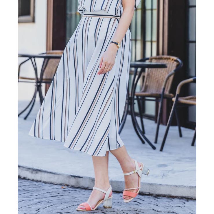 【UVケア／吸水速乾／洗濯機OK】麻調合繊スカート＜ラク服シリーズ＞ | ITS'DEMO | 詳細画像2 