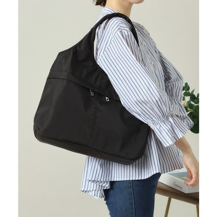 ブラック(019) | 【2WAY】高密度バルーン10Pトート | ITS'DEMO