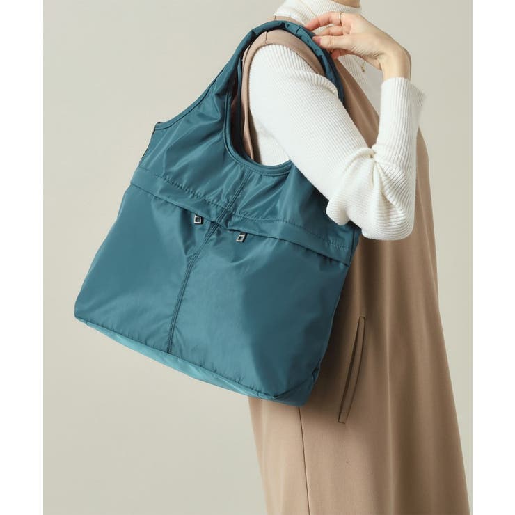 ブルーグリーン(097) | 【2WAY】高密度バルーン10Pトート | ITS'DEMO